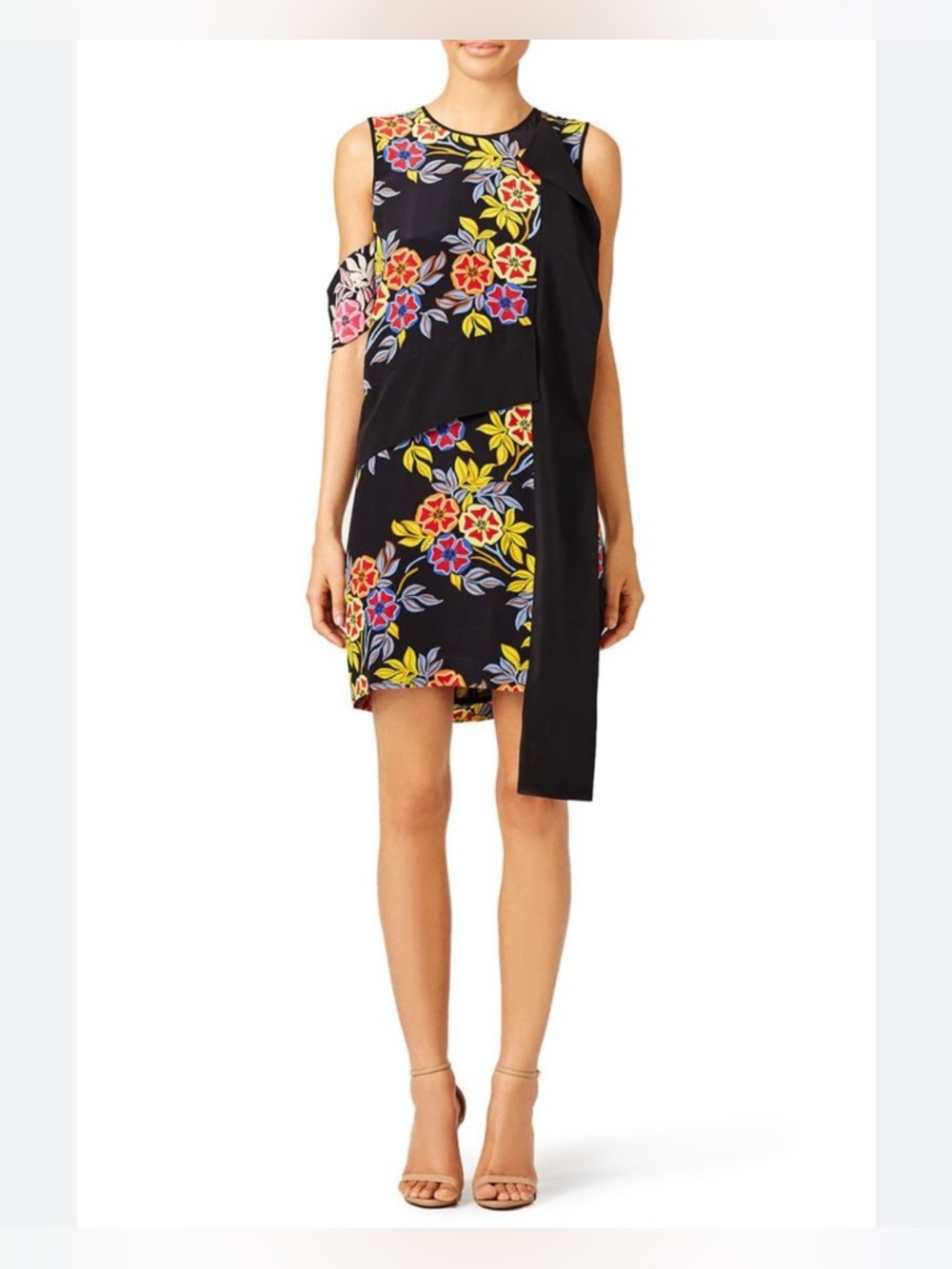 ✨ MSGM Francoise Floral Silk Shift Dress 2016 Resort Collection✨
